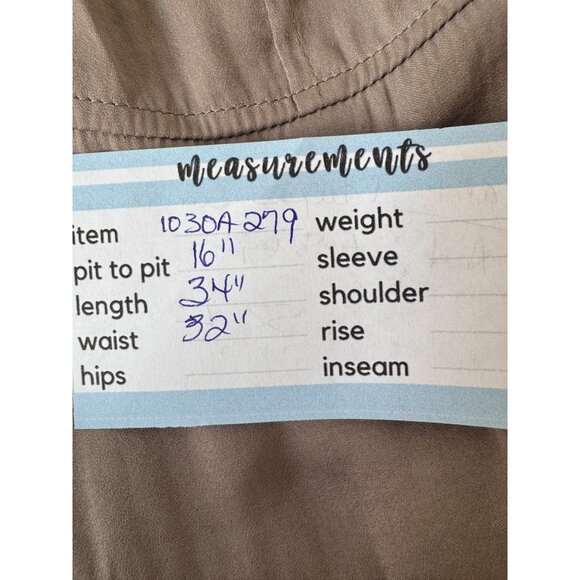 2/$30 TART Large Vintage Taupe Sundress Fitted Bodice - Picture 10 of 12